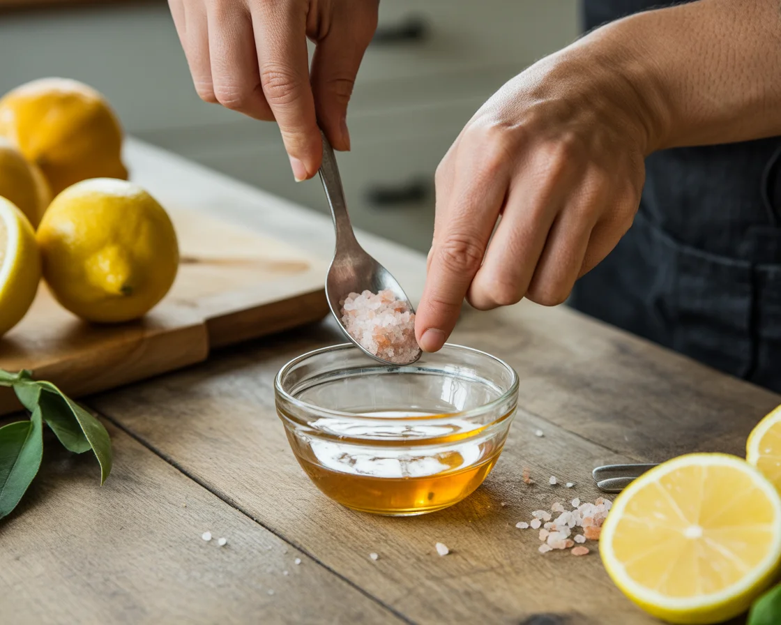Pink salt trick recipe with apple cider vinegar