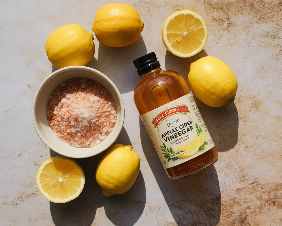 Pink salt trick recipe with apple cider vinegar