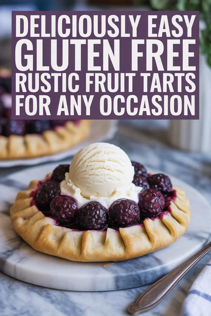 Deliciously Easy Gluten Free Rustic Fruit Tarts for Any Occasion