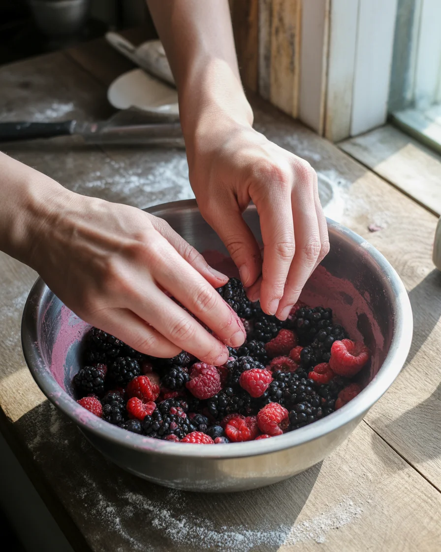 gluten free rustic fruit tarts