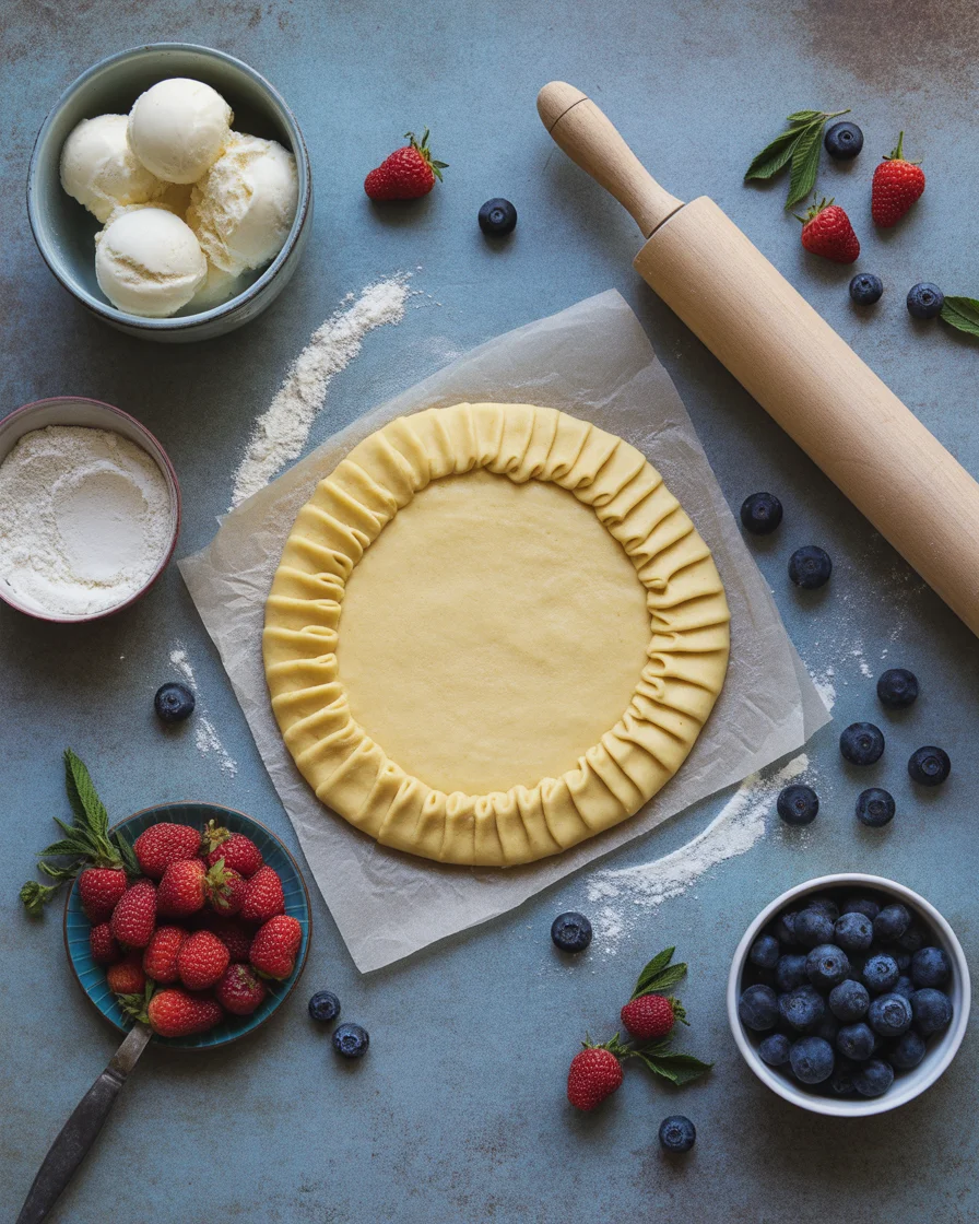 gluten free rustic fruit tarts